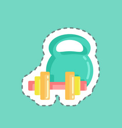 Sticker Line Cut Weight Training Suitable