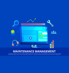 Maintenance Management Banner Screen