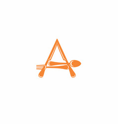 Food Letter A Logo