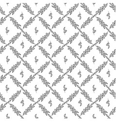 Olive Branch Seamless Pattern