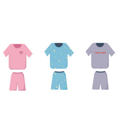 Clothes For Children To Sleep T-shirt And Shorts