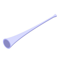 Football Vuvuzela Icon Isometric Soccer