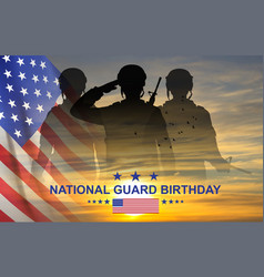 Greeting Card For National Guard Day