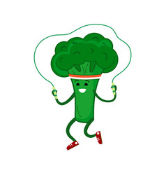 Cute Broccoli Jumping Rope Benefits