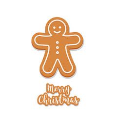 Gingerbread Man Cookie Christmas Greetings