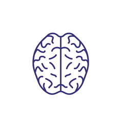 Human Brain Line Icon