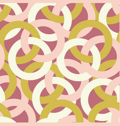 Tangled Overlapping Circles Geometric Seamless