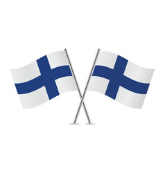 Finland Crossed Flags