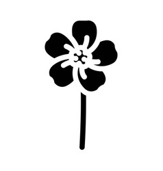 Forget Me Not Flower Spring Glyph Icon