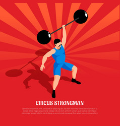 Circus Strong Man Isometric