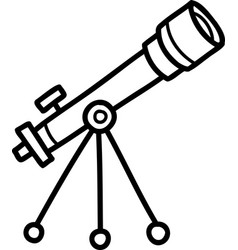 Hand Drawn Telescope