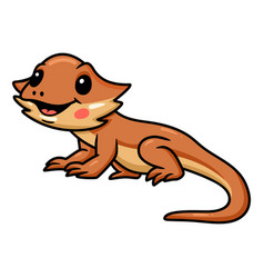 Cute Little Bearded Dragon Cartoon