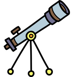 Hand Drawn Telescope