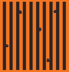 Abstract Stripe Background Happy Halloween Wall