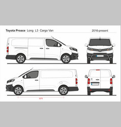 Toyota Proace Cargo Long Van L3 2016-present