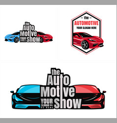 Automotive Event Show Car Modern Logo Design