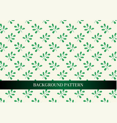 Nature Seamless Stylized Green Leaf Pattern