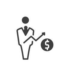 Salesman Icon Filled Icon From Marketing