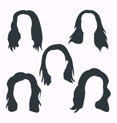 Women Haircut Silhouette Or Black Silhouette