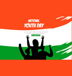 National Youth Day Banner Design Template