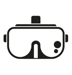 Virtual Reality Headset Icon Simple Game