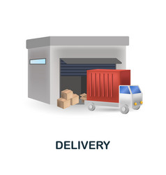 Delivery Icon 3d From Small Business Collection