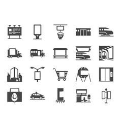 Out Home Media Icon Set