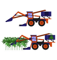 Harvester Combine Produces Mechanized