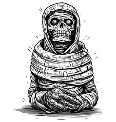 Mummy Black And White