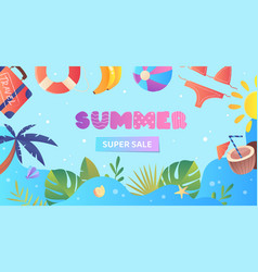 Summer Super Sale Banner