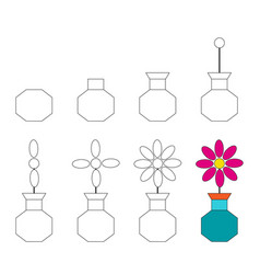 Worksheet Easy Guide To Drawing Flower Pot