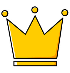 Cartoon Yellow Crown