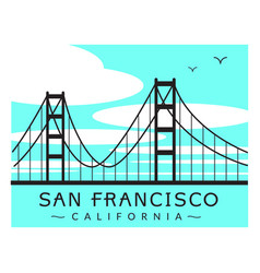 Golden Gate Bridge Logo 02