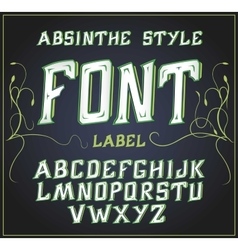 Acid Font Good For Use To Decoration