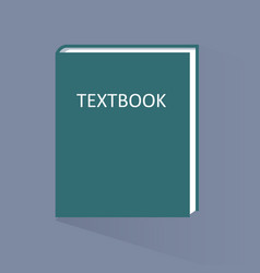 Closed Book Icon Cartoon Style