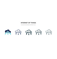 Internet Things Icon In Different Style Two