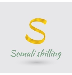 Golden Symbol Of Somali Shilling