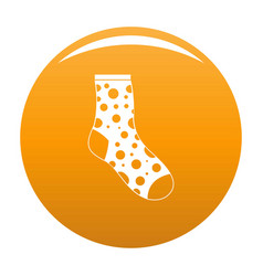 Lost Sock Icon Orange