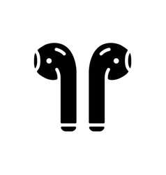 Airpods Wireless Headphones Glyph Icon