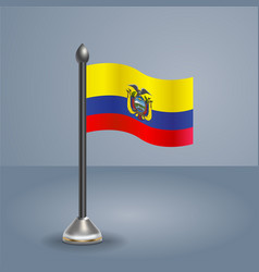 State Table Flag Of Ecuador