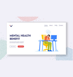 Mental Health Benefit Landing Page Template