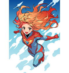 Red Hair Superheroine