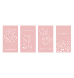 Cute Hand Drawn Fireworks Designs Flyer Templates