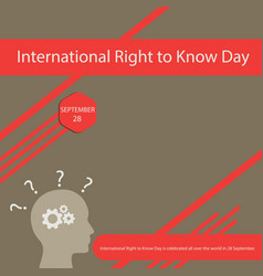 International Right To Know Day