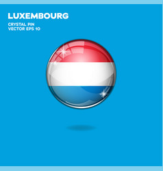 Luxembourg Flag 3d Buttons