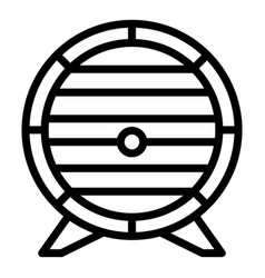 Wine Barrel Icon Outline Food Shop