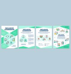 Inclusive Leadership Green Brochure Template