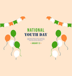 National Youth Day Banner Design Template