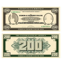 New 200 Dollars Banknote Obverse And Reverse