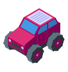 Car Remote Control Icon Isometric Radio